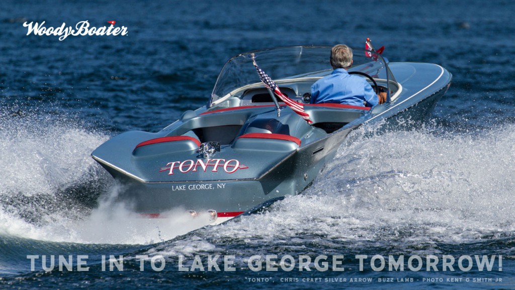 Buzz Lamb's Silver Arrow was used as the teaser banner on WoodyBoater