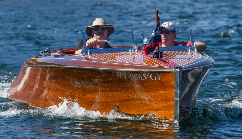 George Coppola's 1939 Chris Craft barrelback :Intuition"