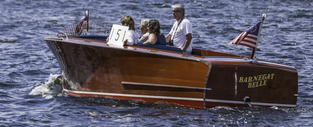 "Barnegat Belle" in the parade at the Clayton show